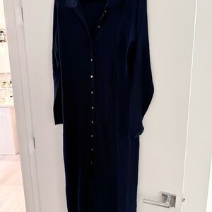 Commense Midnight Blue Long Sleeve Dress